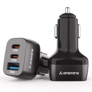 ambrane car charger c84